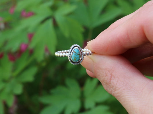 Kingman Turquoise Ring Size 7.5