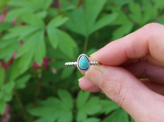 Kingman Turquoise Ring Size 6.5