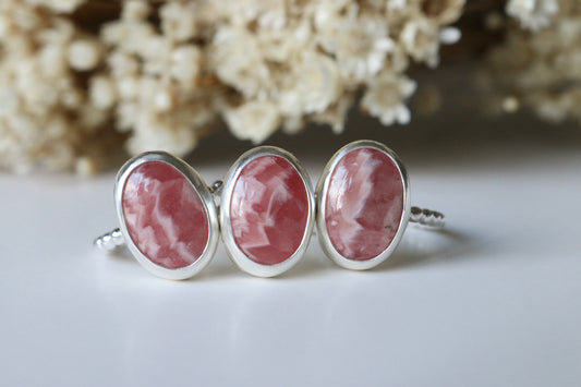 Rhodochrosite Ring