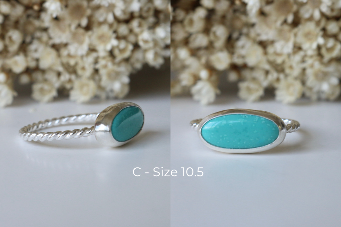 Carico Lake Turquoise Ring