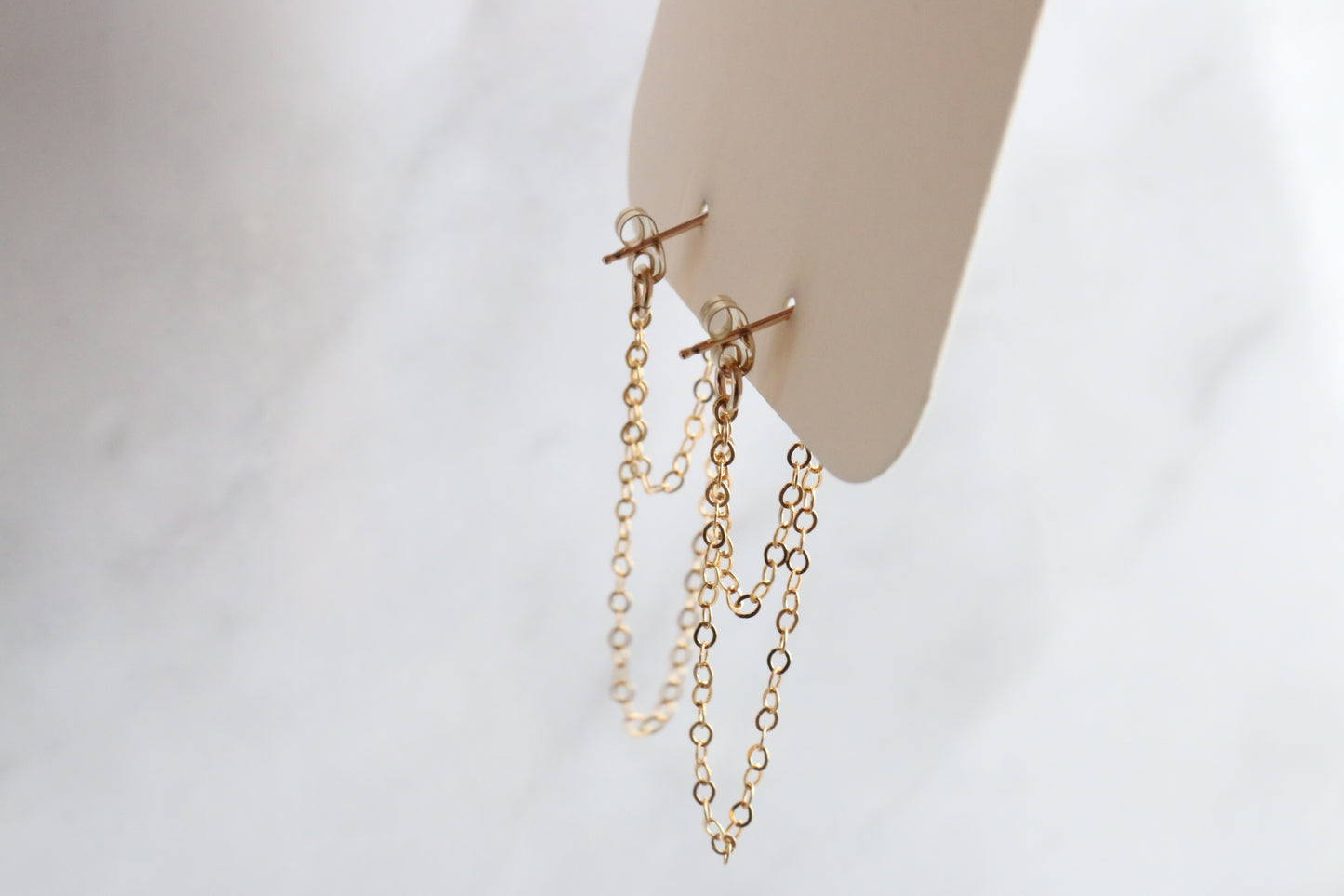 Double Chain Earrings