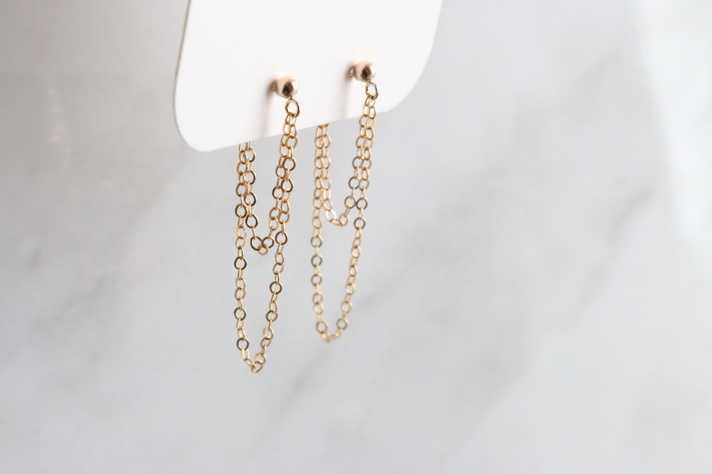 Double Chain Earrings