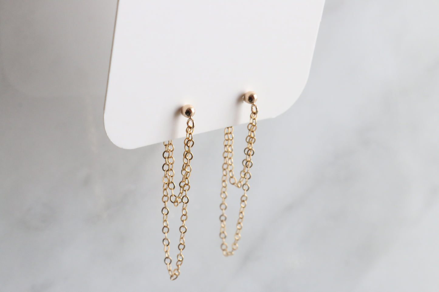 Double Chain Earrings