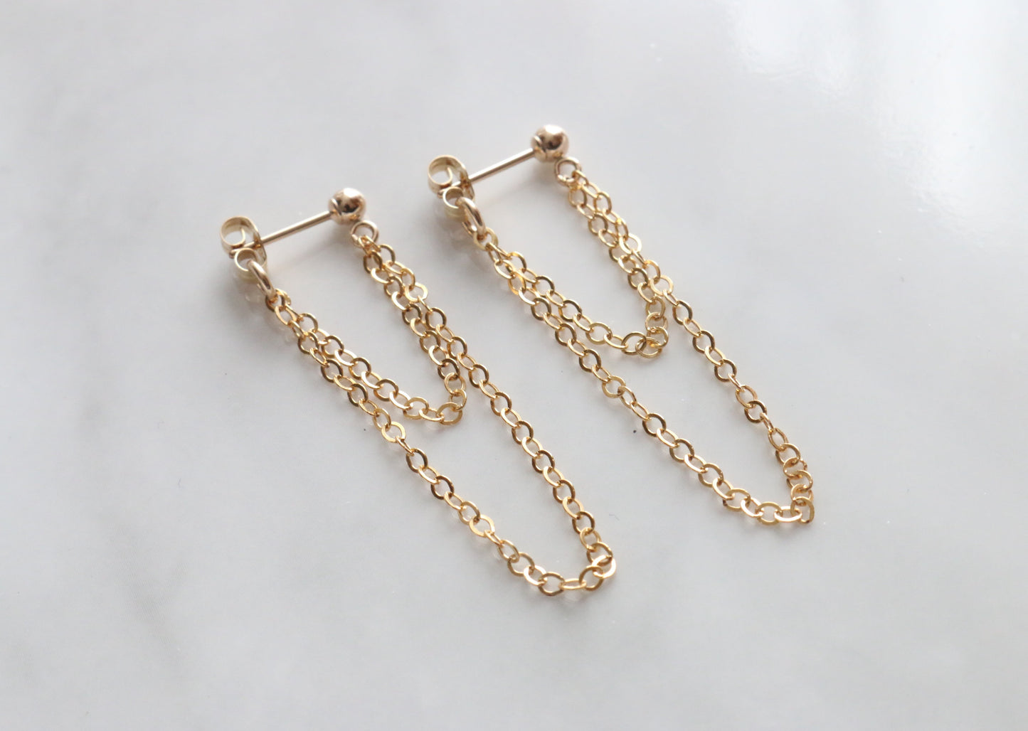 Double Chain Earrings