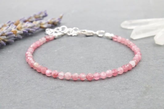 Pink Tourmaline Bracelet